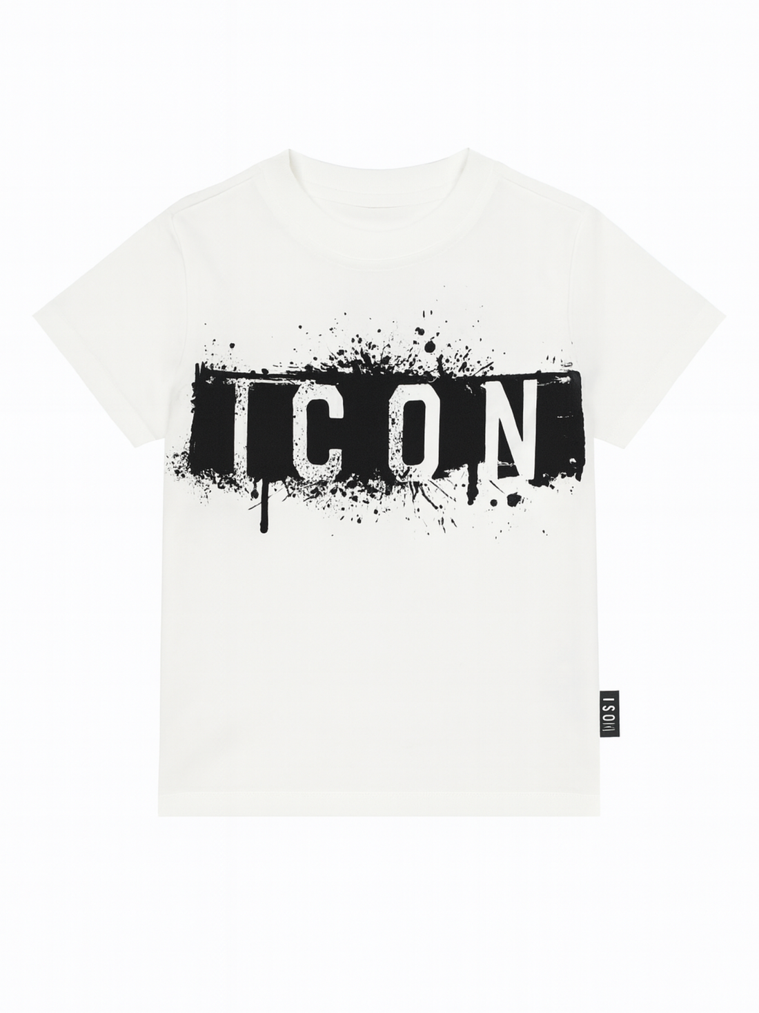 Icon T-shirt manica corta bambino panna