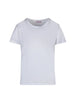 Sandro Ferrone T-shirt manica corta donna con strass bianco