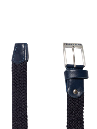 Colori Chiari cintura intrecciata bambino blu