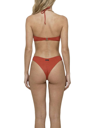 Me Fui bikini reggiseno con ferretto e slip a V rosso