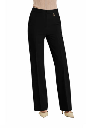 Relish pantaloni flare vita alta Indianapolis nero
