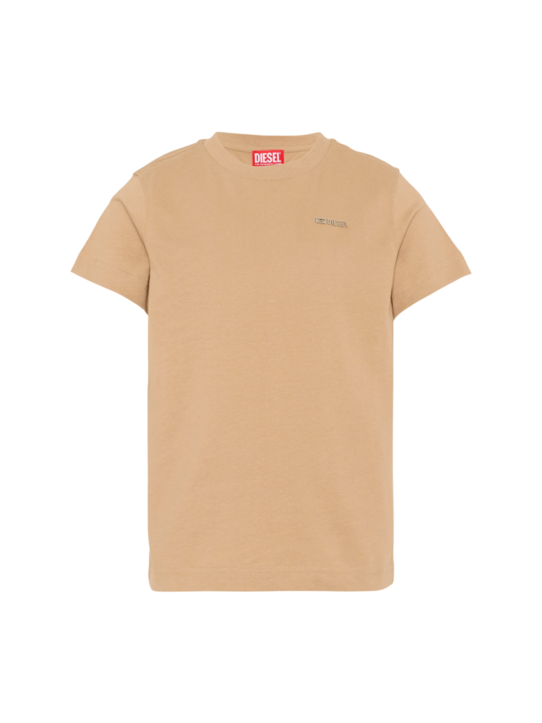 Diesel T-shirt unisex bambino manica corta beige