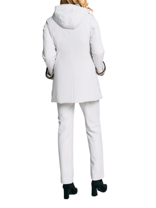 Suns giubbino con cappuccio Marmolada fur color ghiaccio GBS53020D SNOW SUNS