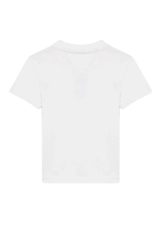 Tommy Hilfiger T-shirt neonato con logo smiley bianco