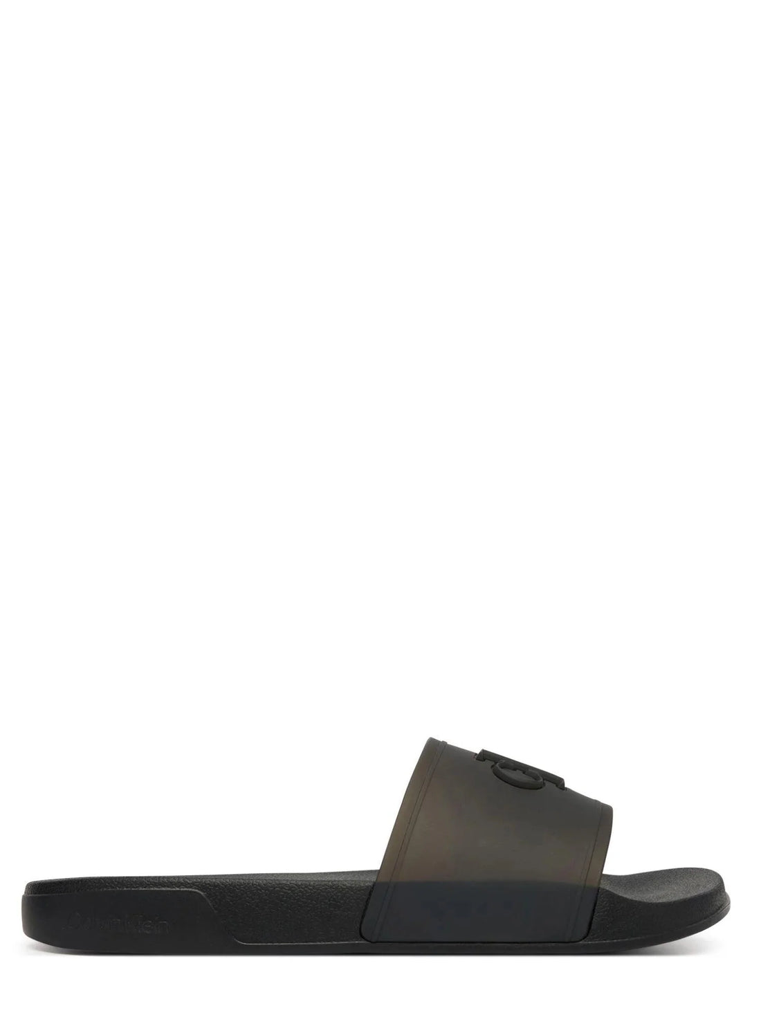 Calvin Klein ciabatte in gomma donna con logo nero