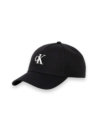 Calvin Klein Jeans cappello con visiera e logo monogram nero