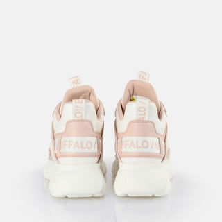 BUFFALO Sneakers CLD Chai Bianco/Rosa