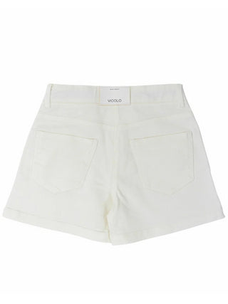 VICOLO GIRL shorts 5 tasche LATTE