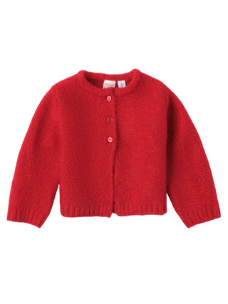 iDo cardigan in maglia misto lana rosso