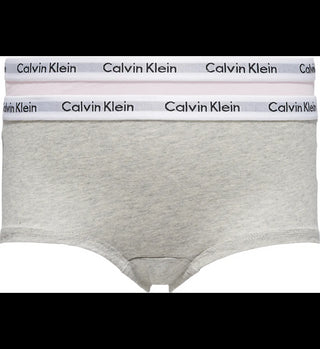 CALVIN KLEIN UNDERWEAR girl culotte con logo 2 pezzi MODERN COTTON