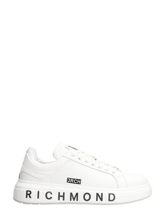 JOHN RICHMOND Sneakers in pelle con logo Bianco