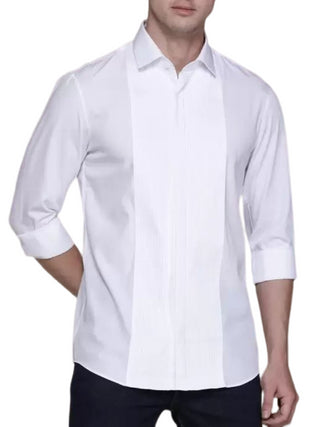 CALVIN KLEIN Camicia Slim fit con dettaglio plissè Bianco