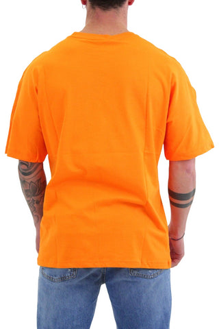Disclaimer Tshirt a manica corta in cotone arancio