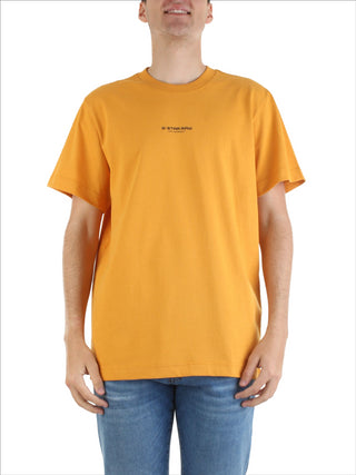 G-Star Raw T-shirt a maniche corte con logo arancione