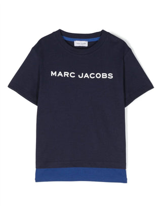 Marc Jacobs T-shirt a maniche corte con logo blu