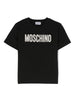 moschino-t-shirt-a-maniche-corte-in-jersey-con-ricamo-logo-nero