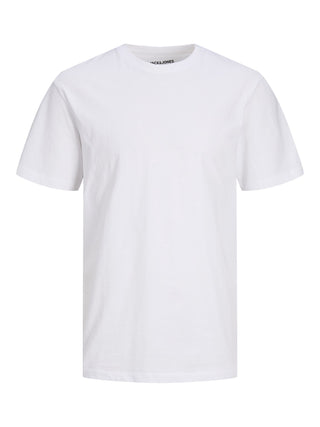 JACK&JONES T-shirt a manica corta con stampa sul retro Bianco