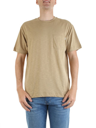 Liu Jo T-shirt a maniche corte in jersey di cotone beige