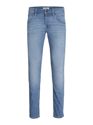 Jack&Jones jeans slim fit a vita bassa lavaggio blu chiaro