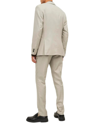 Jack&Jones Premium completo Solaris giacca e pantalone super slim fit ecrù