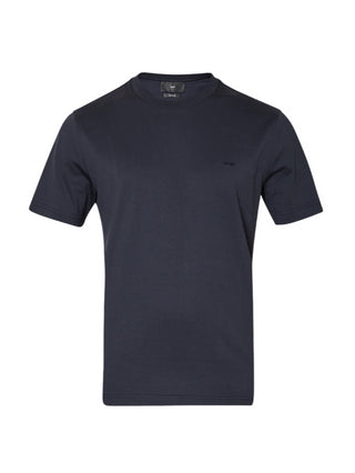Liu Jo T-shirt manica corta in seta e cotone blu