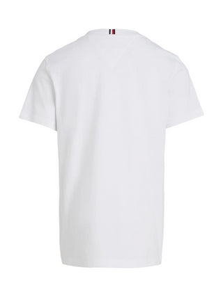 Tommy Hilfiger T-shirt manica corta Monotype con logo bianco