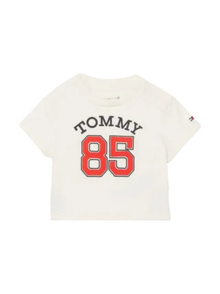 Tommy Hilfiger T-shirt a maniche corte 85 Varsity in cotone beige