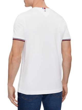 Tommy Hilfiger T-shirt manica corta slim fit bianco
