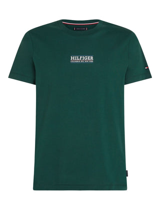 Tommy Hilfiger T-shirt manica corta con logo verde